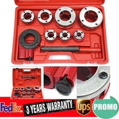 Ratchet Ratcheting Pipe Threader Kit 3/8&Prime; to 2&Prime; Dies and Portable Storage