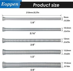 Spring Tubing Benders Kit 1/4, 5/16, 3/8, 1/2 and 5/8 Inch 5 in 1 Tube Bender Se