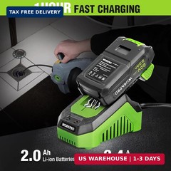 WORKPRO 20V Electric Drain Auger, 25Ft Plumbing Snake Drain Hair Removal Tool Se