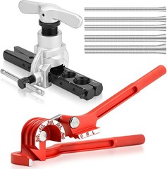 Eccentric Tubing Flaring Tool Kit 7 Dies for 3/16-3/4 Inch with 3 in 1 180 De&hellip;