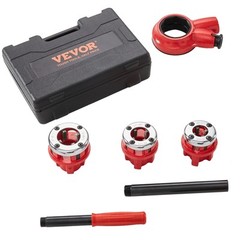 VEVOR Ratchet Pipe Threader Kit Pipe Threading Tool 1/2&Prime; NPT, 3/4&Prime; NPT, 1&Prime; NPT