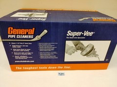 General Wire Super-Vee Drain and Sewer Cleaning Machine W/ 25&prime; x 1/4&Prime; Cable SV-F