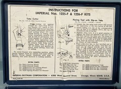 VTG Imperial Eastman Tubing Tool Kit in Hard Case Imperial # 1225-F & 1226-F