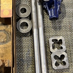 Vintage Craftsman Stock & Pipe Die Set Complete w/ 1/2&rdquo; & 3/4&rdquo; # R-5524 (1A-5)