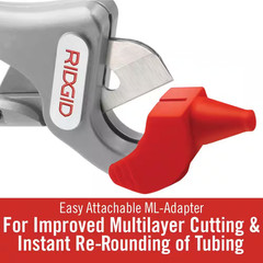 PC-1375ML 1/8&Prime; to 1-3/8&Prime; PVC and PEX Cutter w/ Multi-Layer Adapter