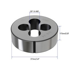 5/824 UNEF Alloy Tool Steel Right Hand Round Thread Cutting Die Machine