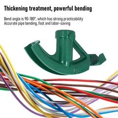 &shy;Pipe Bender Cast Iron Manual Tube Former LaborSaving Electric Wire Fast Bending