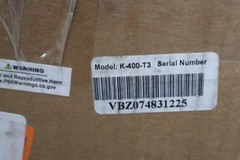 Ridgid 27013 K-400 Drum Machine with C-45 IW Cable 1/2&Prime;x 75&prime;, Gloves, Autofeed