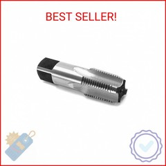 QWORK 1/2&Prime;-14 NPT Pipe Tap &ndash; Metal Thread Repair Tool for Steel, Iron & Copper F