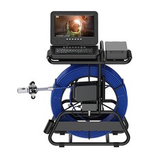 100M Pipe Inspection Camera Sewer Camera 512HZ Meter Counter 32mm Rotate Lens