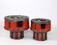 RIDGID 00-R Pipe Threading Die Head Set, 1&Prime; & 3/4&Prime;