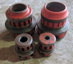 Ridgid 12R manual pipe threader Head Lot 1/4&rdquo; to 2&Prime; NPT