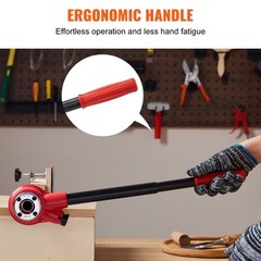 VEVOR Ratchet Pipe Threader Kit Pipe Threading Tool 1/2&Prime; NPT, 3/4&Prime; NPT, 1&Prime; NPT