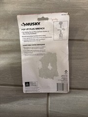HUSKY 16PL0136 POP-UP PLUG WRENCH, HOLDS POP-UPS & STRAINERS INSTALL & REMOVAL