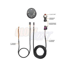 GlowShift 10 Color Digital 100 PSI Fuel Pressure Gauge Kit &ndash; In&hellip; USA FAST SHIP