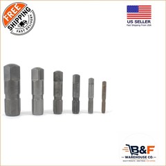 Tough Steel 6-Piece Pipe Extractor Set from 1/8&Prime; to 1&Prime; &ndash; Ease of Use Guaranteed