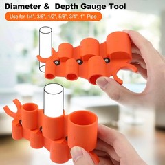 Professional Depth Gauge & Pipe Deburring Tool &ndash; Essential for Perfect Plumbing