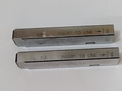 Lot 2 (#1 & #2) RIDGID, 48015, DIE 5/8&Prime; -11 UNC UNIVERSAL BOLTS HS DIES RH