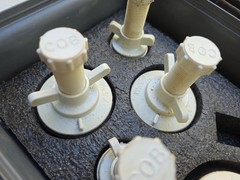 GB Gardner Bender BVS-240 PVC Plug Set for 2&Prime; &ndash; 4&Prime; PVC Pipe Used