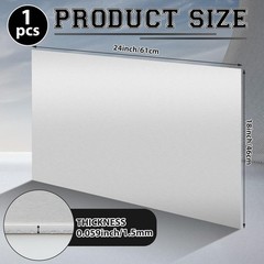 5052 Aluminum Sheet Metal 18&Prime; x 24&Prime; Aluminum Plate 1/16 (0.06&rdquo;) Inch Thickne&hellip;