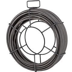 Drain Cable Sewer Cable 50Ft 1/2In Drain Cleaning Cable Auger Snake Pipe