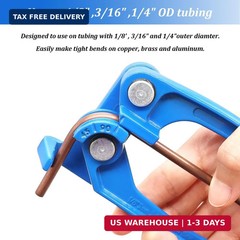 Tnisesm Mini 90 Degree Tubing Bender Tool Fits 1/8-Inch (3mm), 3/16-Inch (4mm),