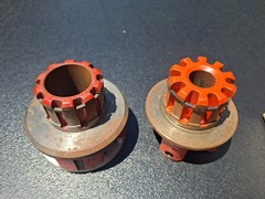 2 RIDGID 00-RB 3/4&Prime; &ndash; 16 NF Bolt Threader Die Head Complete