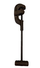 Vintage Reed Mfg Co No. 1 Pipe Cutter Plumbing Tool Erie PA Antique Cast Iron