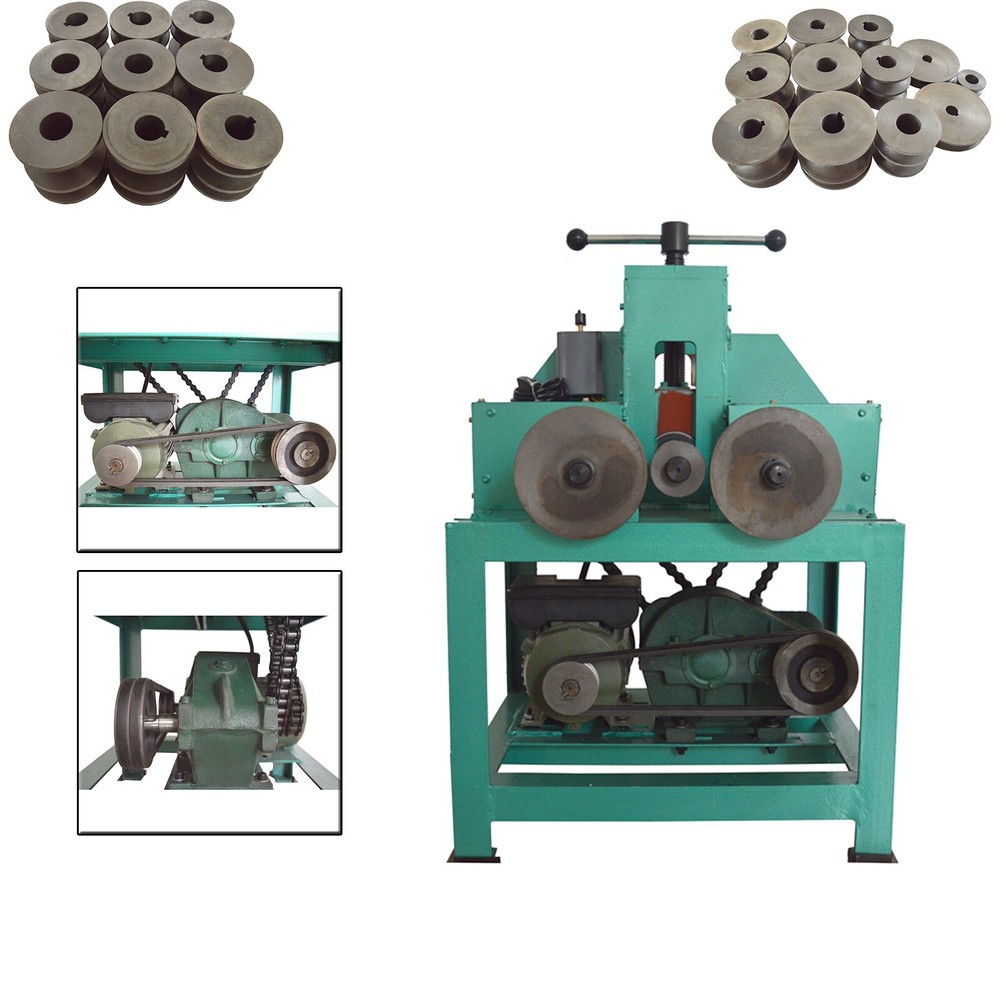 Electric Square/Round Metal Pipe Bar Bender Multifunctional Machines Rolling