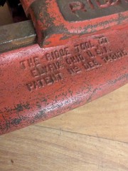 RIDGID No. 1-2 Heavy Duty Pipe Cutter Tool 1/8 To 1 1/4 Trademark Ridge Tool Co