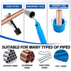 Tube Bender Kit, for 1/4&Prime;-7/8&Prime; O.D. 90&deg; Forward/Reverse Bending Ratcheting