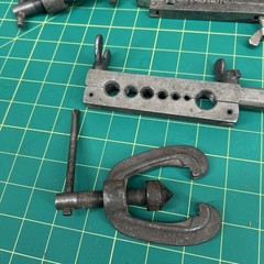 Craftsman Vintage Flaring Tool Set Bending Springs Flaring Bars /blocks Yoke USA