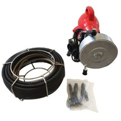 110V Sectional Pipe Drain Cleaner Cleaning Machine Electric Snake Sewer GQ-75