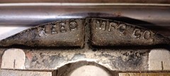 Antique Early Reed Mfg Co Pipe Threader Set w/ Box 1/2&ndash;1&frac14; R Dies Erie PA