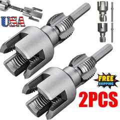 2pcs Integrated Internal & External Pipe Threading-Tool,PVC Pipe Threader Kit