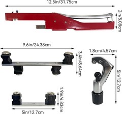 Copper Aluminum Tube Bender Kit 1/4-7/8&Prime; HVAC Pipe Bending Tool with Cutter