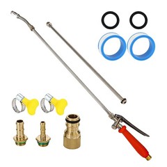 Retractable Barb Type Spray Rod Replacement 44 Inch with Built in Valve