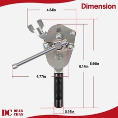 945TH-BPD 45&deg; Manual Rotary Flaring Tool for Soft Metal Tubing, Used With Copper