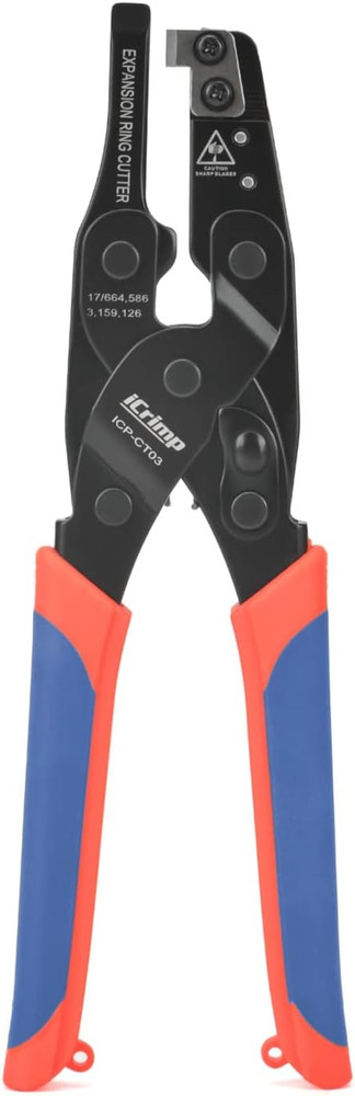 PEX Expansion Rings Removal Tool For 1/2,5/8,3/4 Blue Black Orange Alloy Steel