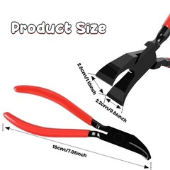 Steel Metal Hand Seamer, 7-Inch Straight/Bender Plier Tools, Edge Seaming Pli&hellip;
