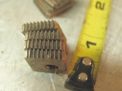 One set of four Left Hand 3/8&Prime;-16 Thread cutter bits for Pipe