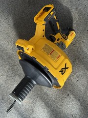 DEWALT XR DCD200B 20V Cordless Drain Snake, 25 ft Inner Core 5/16 in