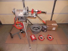 RIDGID 300 -T2 PIPE THREADER 115 V, 38 RPM,341,360, 311, 2 die heads refurbished