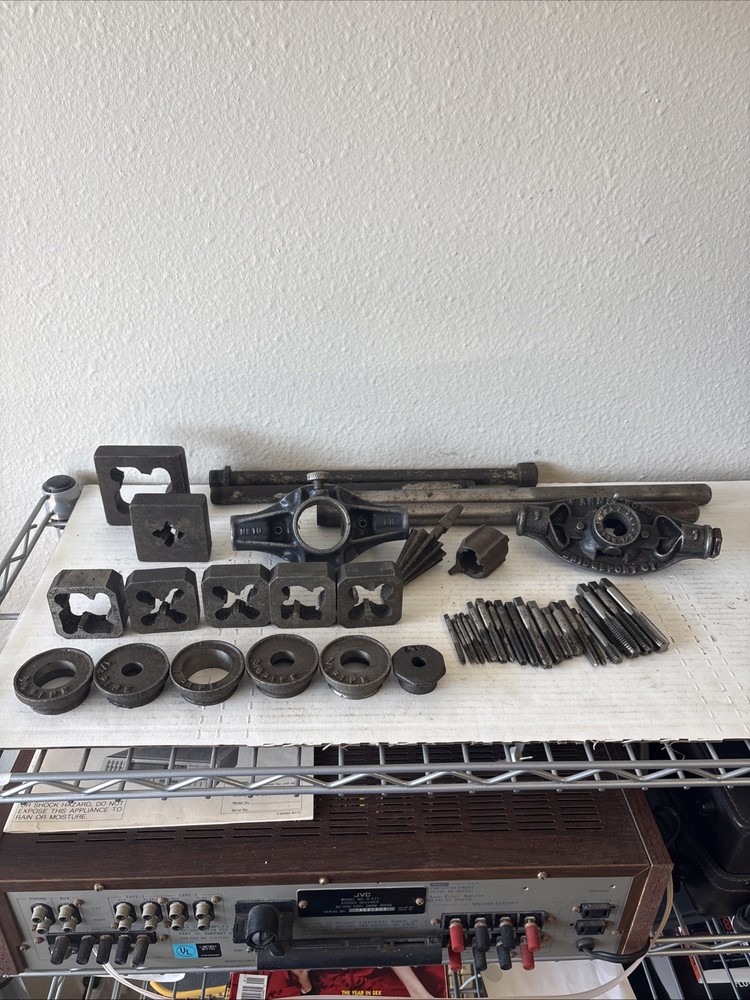 Vintage Lot Pipe Die Set, Pipe Cutter, Armstrong, Craftsman, Greenfield, & More!