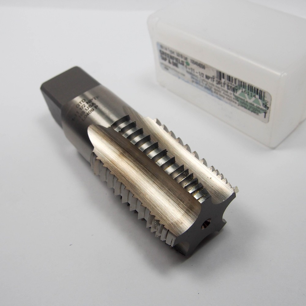 GTD Interrupted Thread Pipe Tap 1-11-1/2 NPTF 5FL HSS 16114