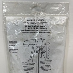 Plumb Shop PSB2426 Faucet Wrench in Packaging 178-233 Plumbing Rotate 180 Degree