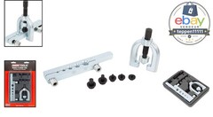 Double Flaring Tool Set, Automotive Brake Line Repair, Multiple Adapters