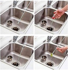 24 In. Flexible, 4 Claw Pick-Up Tool, Jewelry Retriever, Clog Remover, Drain Sna