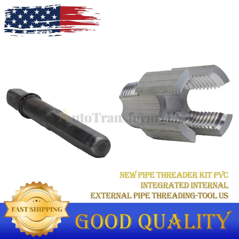 Integrated Internal & External Pipe Threading-Tool PVC Pipe Threader Kit NEW