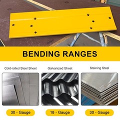 12&Prime; Sheet Metal Bender Hand Folding Tool Duct Bender HVAC Metal Bending Tool